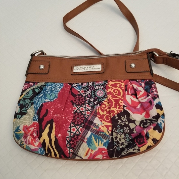 Lily Bloom Crossbody Bag Multi Colored 8.5 X 6.5 - Picture 1 of 8